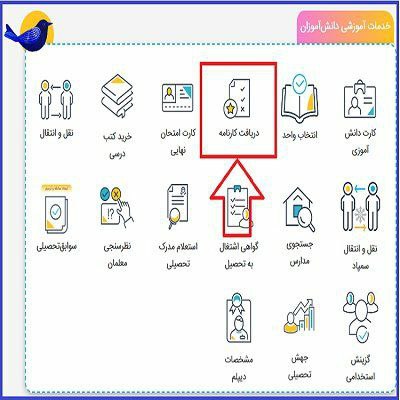 دریافت کارنامه با کد ملی